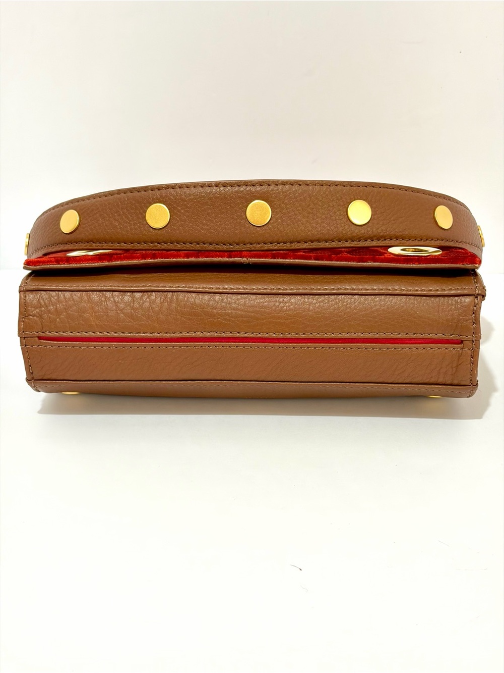 Hammitt Montana Small Clutch In Monarch Velvet With Antique Gold Hardware NWT - Picture 10 of 16